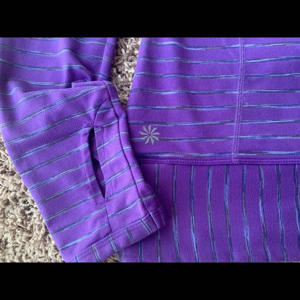 Athleta Long Sleeve Shirt Purple S - Picture 5 of 6
